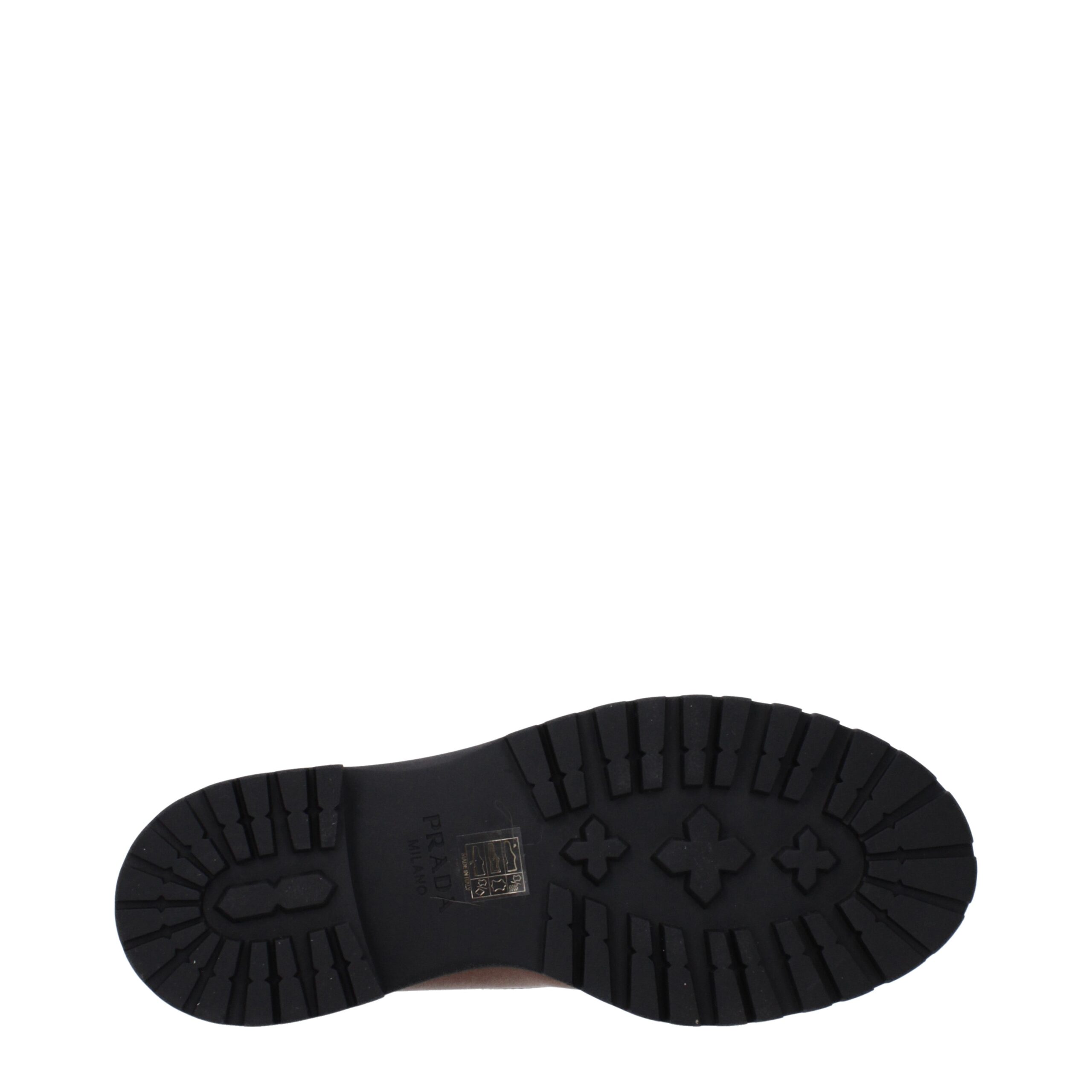 Prada Brown Leather Ankle Boots - Image 5