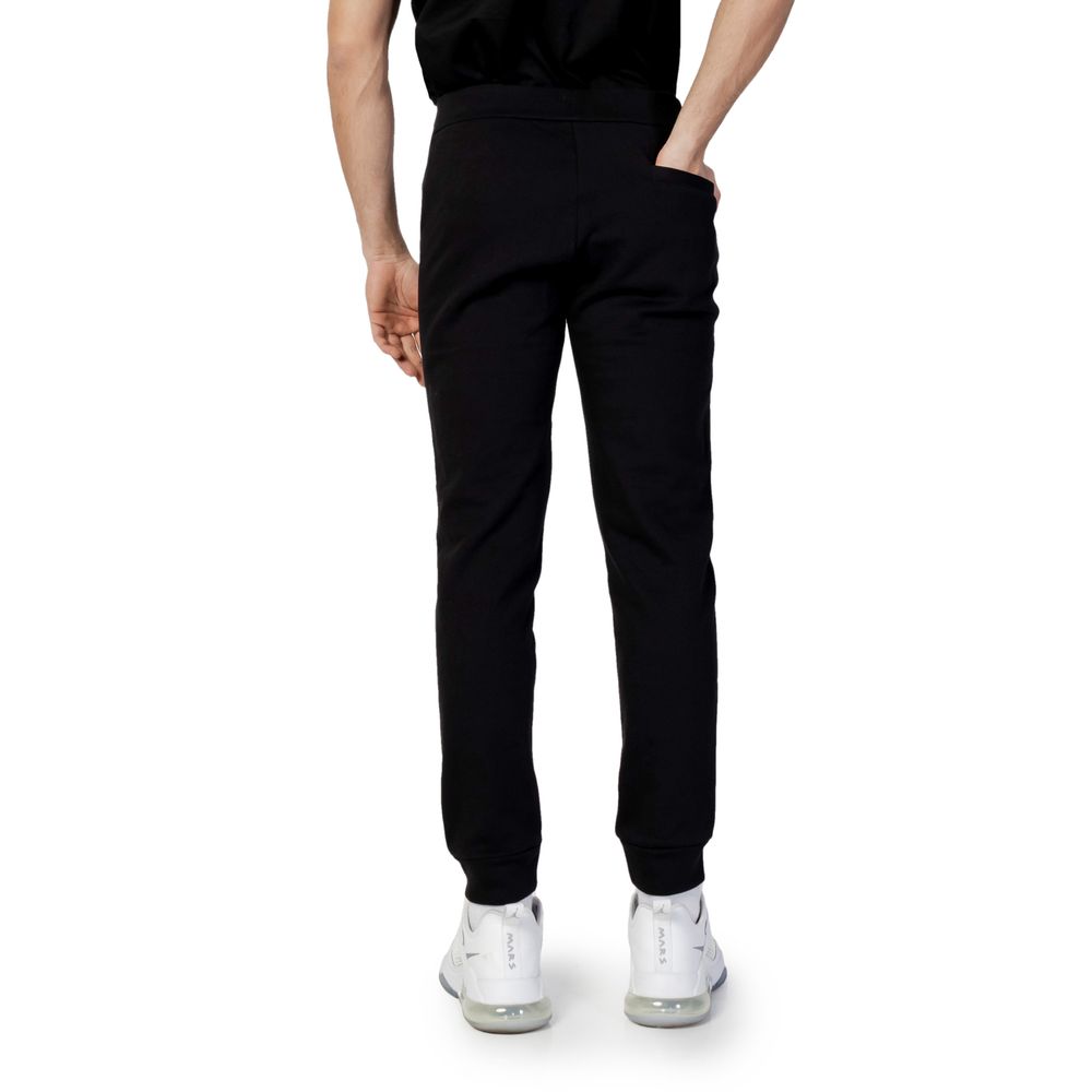 Armani Exchange Black Cotton Joggers (Workout Pants) - Image 2
