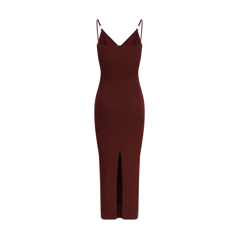 Versace Bordeaux Viscose Casual Dress - Image 2