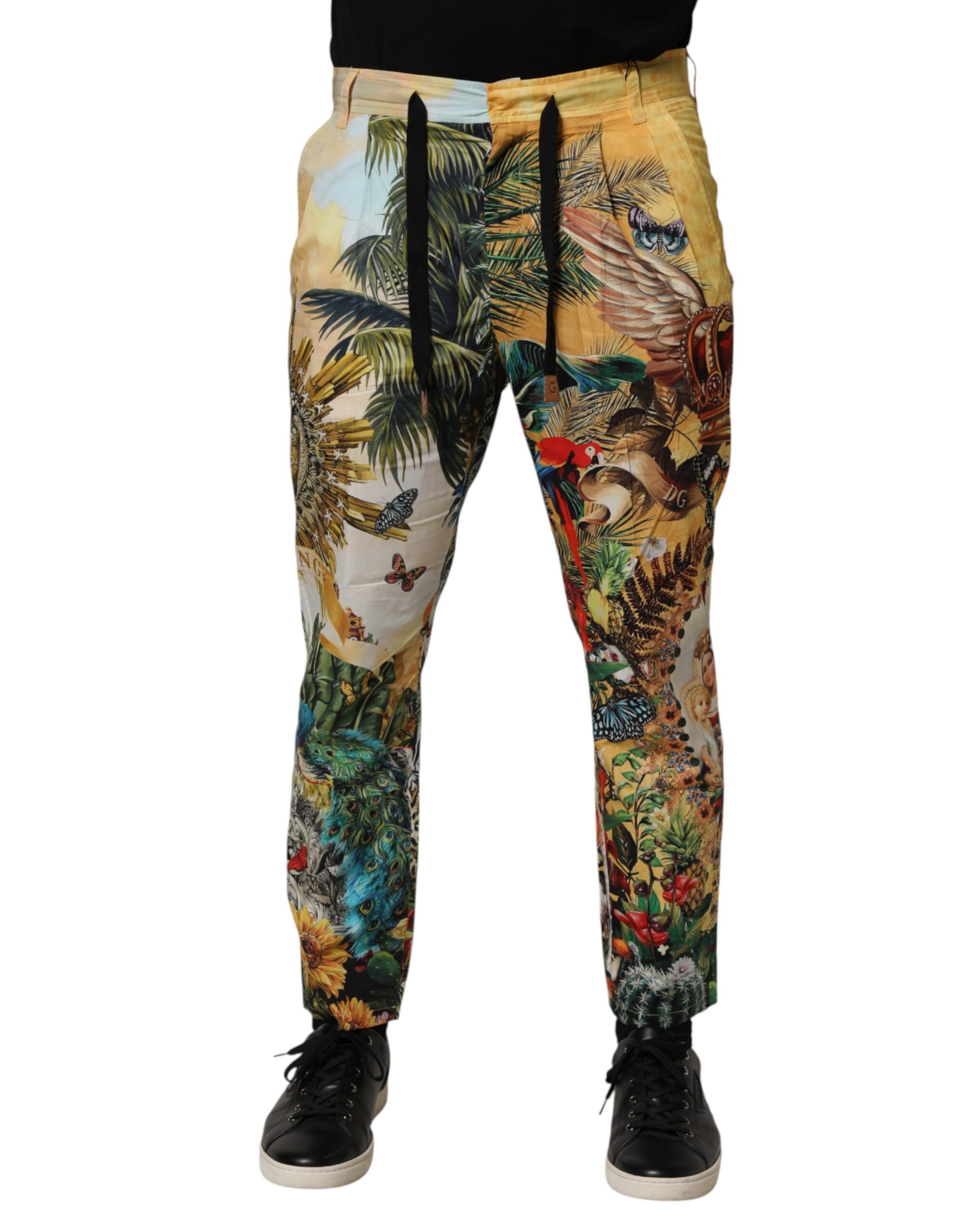 Dolce & Gabbana Multicolor Tropical King Lounge Trouser Pants - Image 2