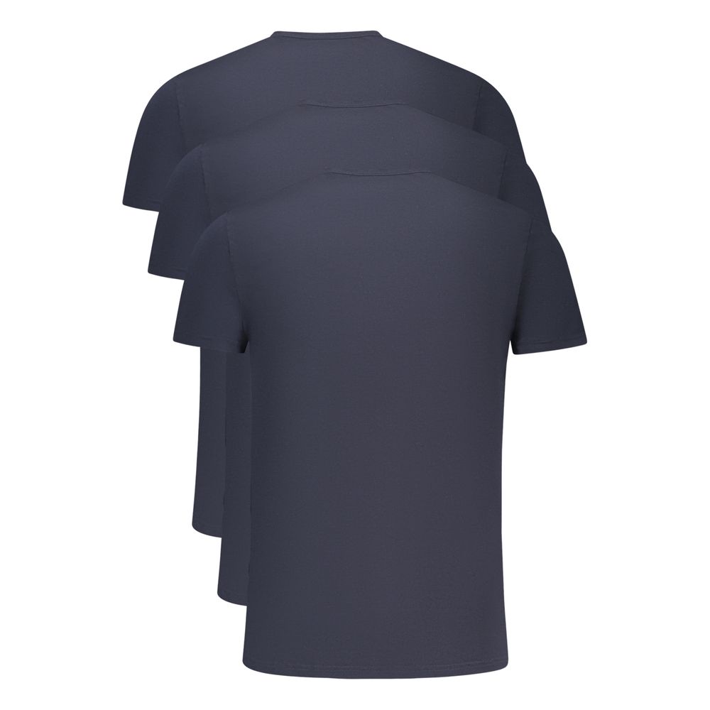 Tommy Hilfiger Blu Cotton Men T-Shirt - Image 2