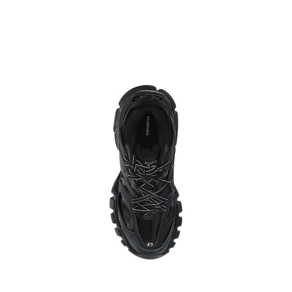Balenciaga Black Polyethylene Athletic Sneakers - Image 4
