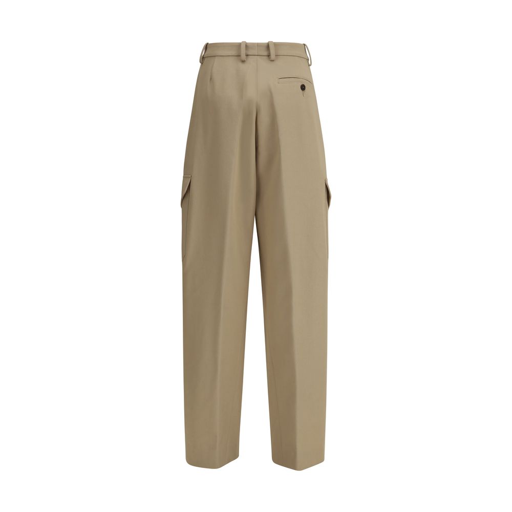 Givenchy Beige Cotton Cargo Pants - Image 2