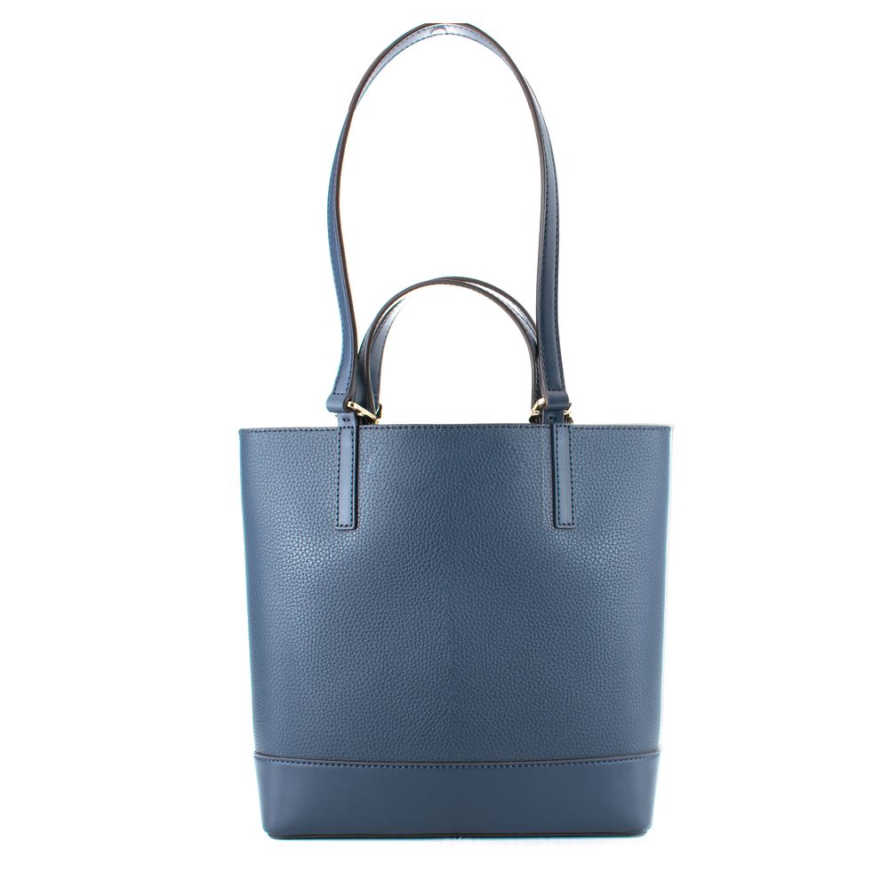 Michael Kors Blue Leather Tote Bag - Image 2