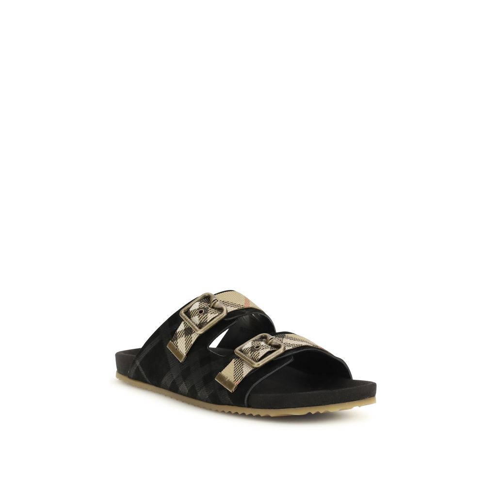 Burberry Multicolor Rubber Flat Sandals - Image 2