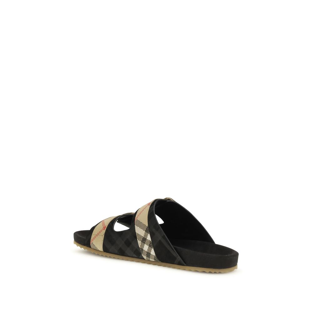 Burberry Multicolor Rubber Flat Sandals - Image 3