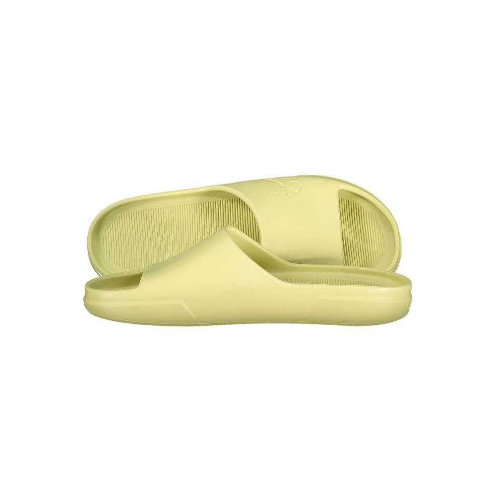 Calvin Klein Yellow Polyurethane Men Slipper - Image 3