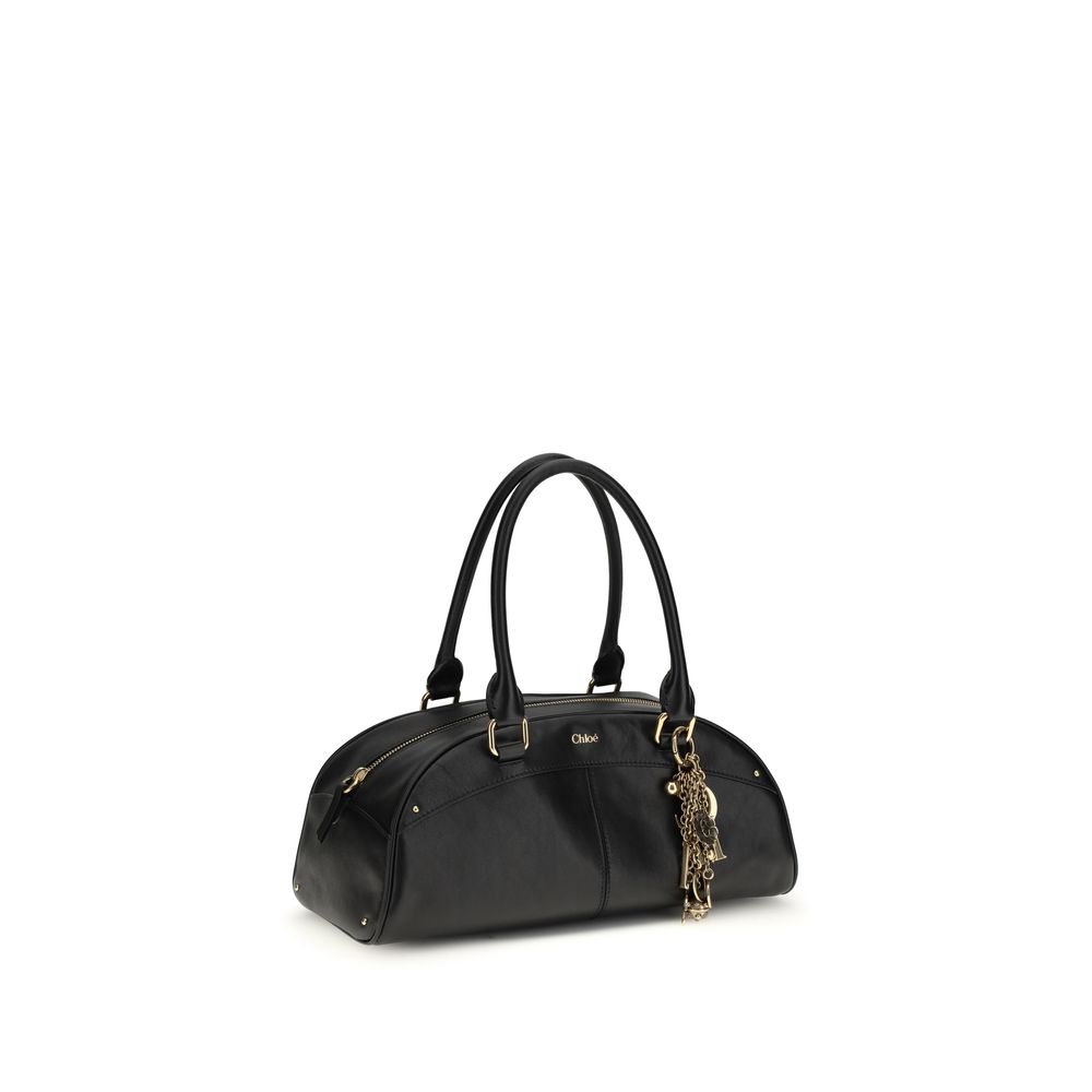 ChloƩ Black Calf Leather Bos Taurus Handbag - Image 2