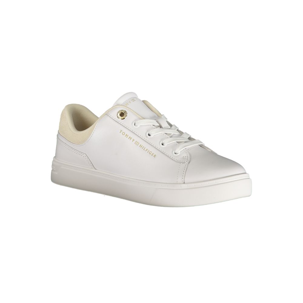 Tommy Hilfiger Bianco Polyurethane Women Sneaker - Image 2