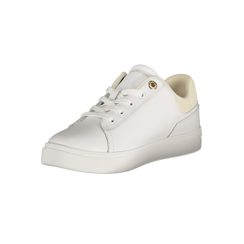 Tommy Hilfiger Bianco Polyurethane Women Sneaker - Image 3