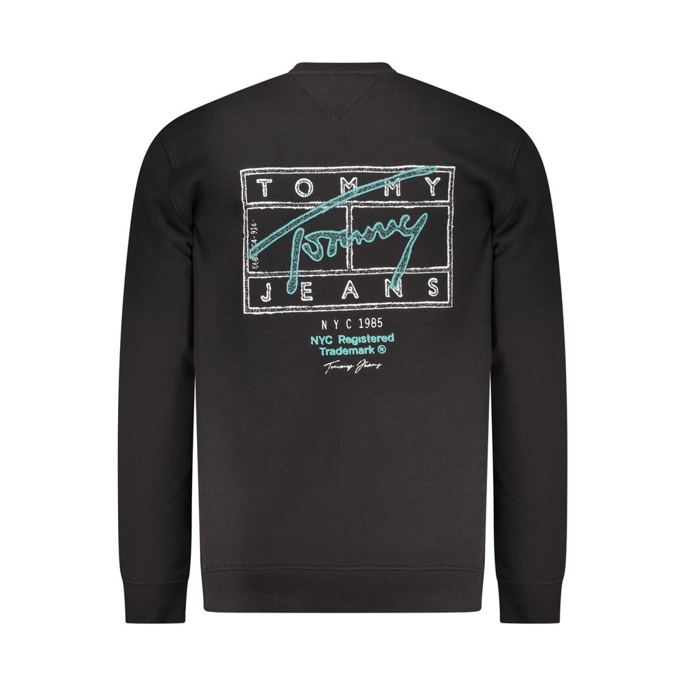 Tommy Hilfiger Black Cotton Men Sweatshirt - Image 2
