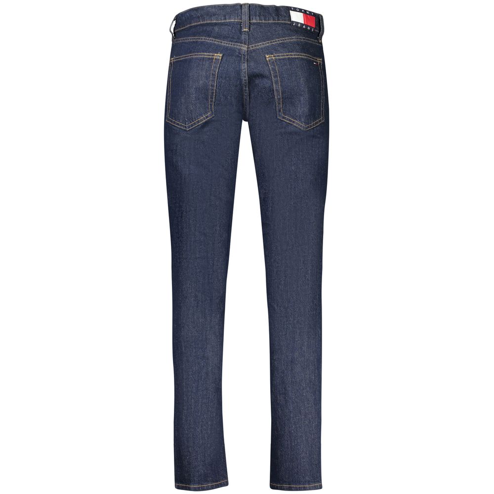 Tommy Hilfiger Blue Cotton Men's Slim Tapered Jeans - Image 2