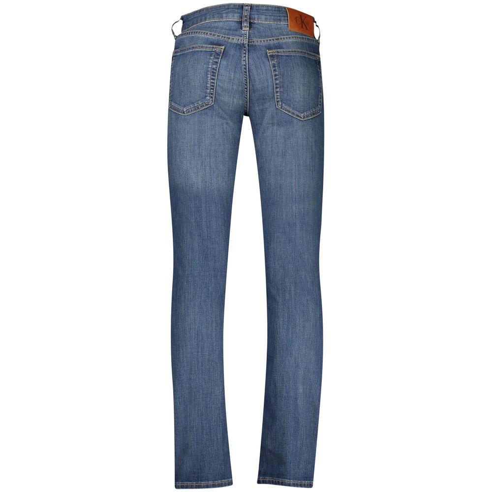 Calvin Klein Blue Cotton Men's Jeans - Image 2