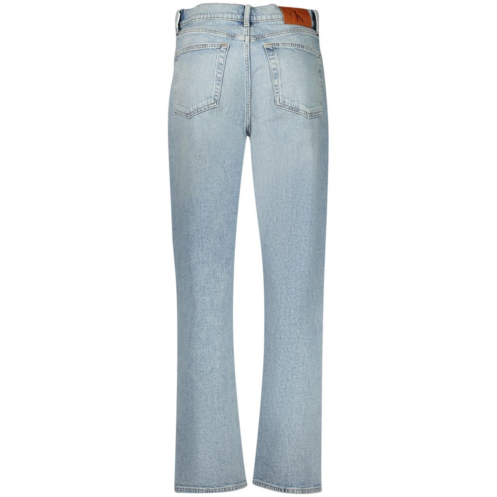 Calvin Klein Azzurro Cotton Women Jeans - Image 2