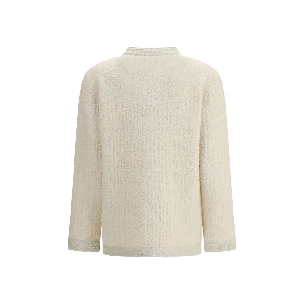 Gucci Beige Wool Cardigan - Image 2