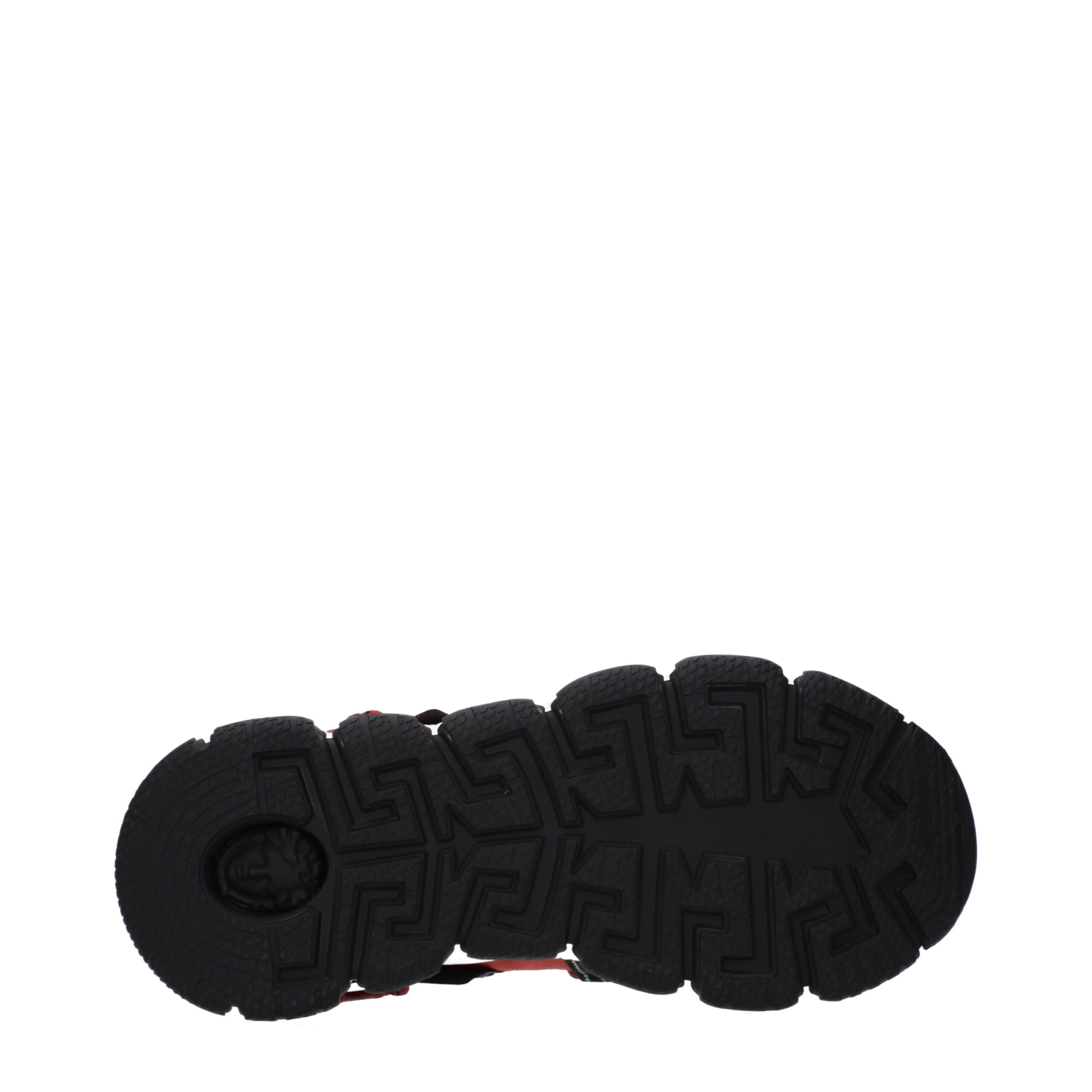 Versace Gray Leather Chunky Sneakers - Image 5