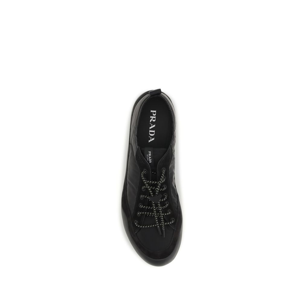 Prada Black Fabric Athletic Sneakers - Image 4