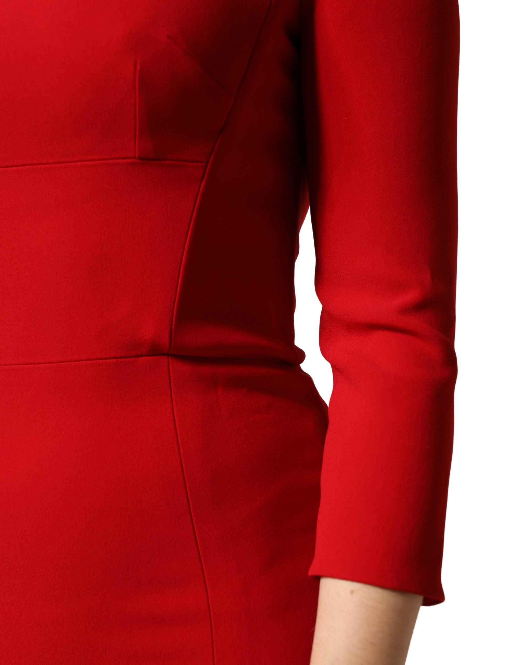 Dolce & Gabbana Red Viscose Sheath Bodycon Mermaid Dress - Image 6