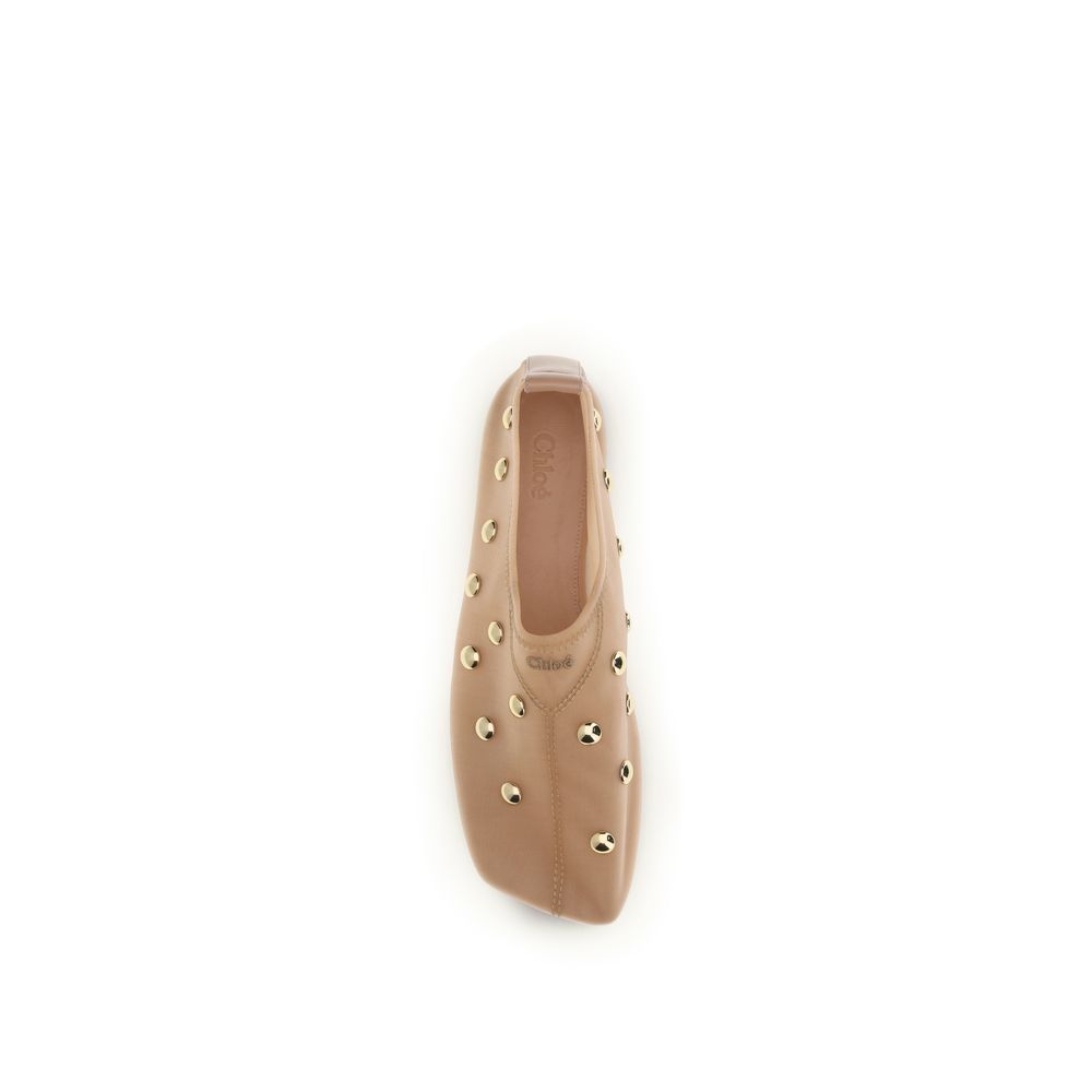ChloƩ Multicolor Polyamide Ballet Flats - Image 4