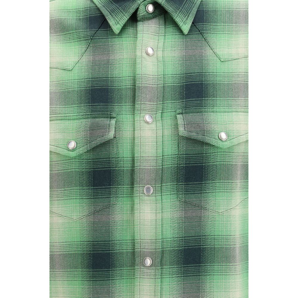 Tom Ford Bicolor Cotton Pattern Shirt - Image 3