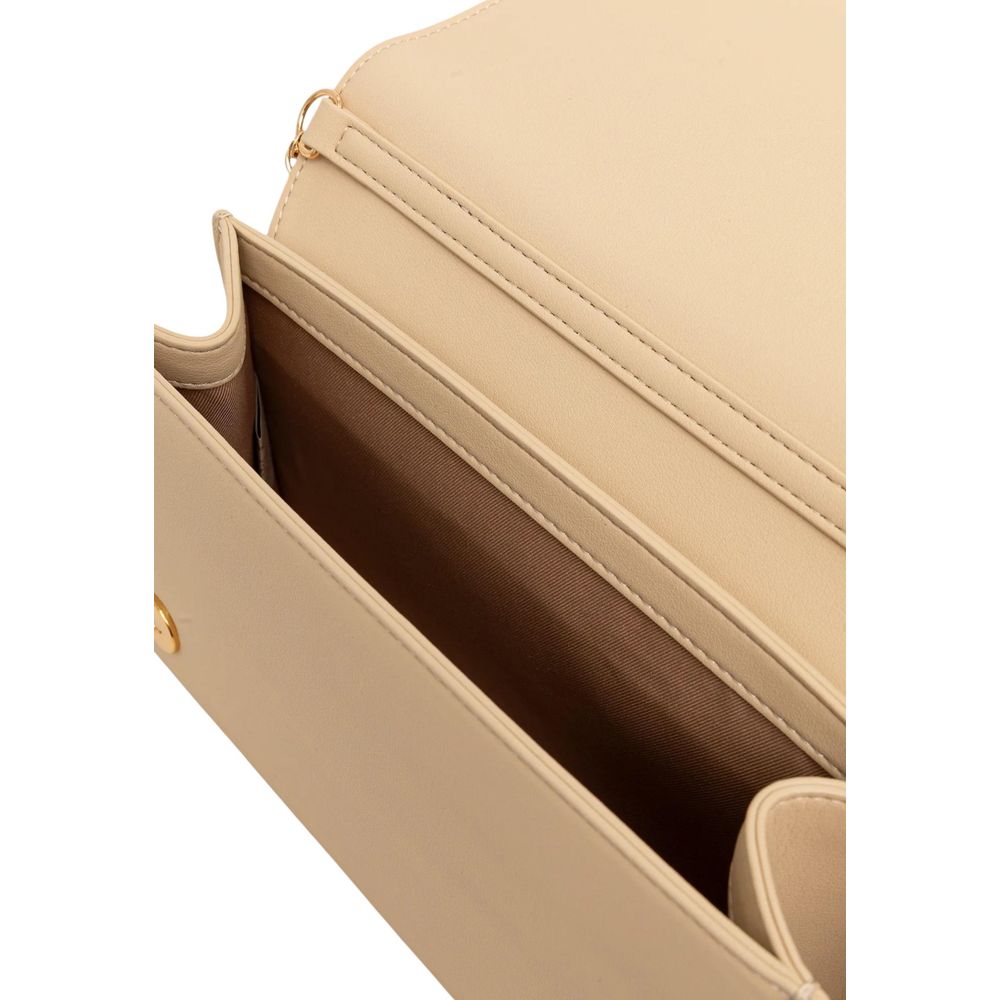 Love Moschino Beige Polyethylene Handbag - Image 5