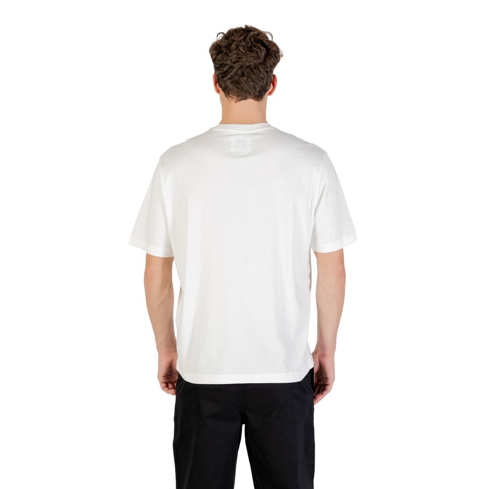 Armani Exchange Cream Cotton T-Shirt - Image 2