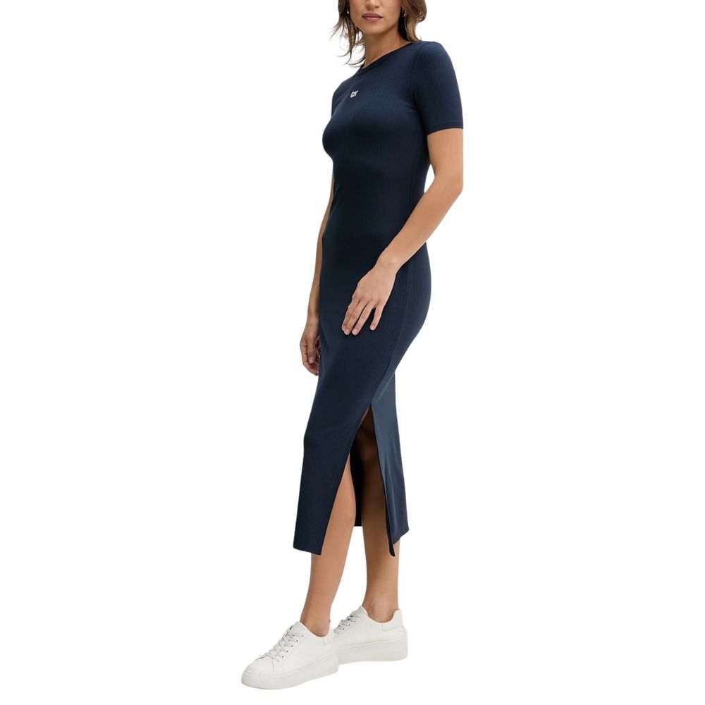 Calvin Klein Jeans Blue Modal Long Dress - Image 3