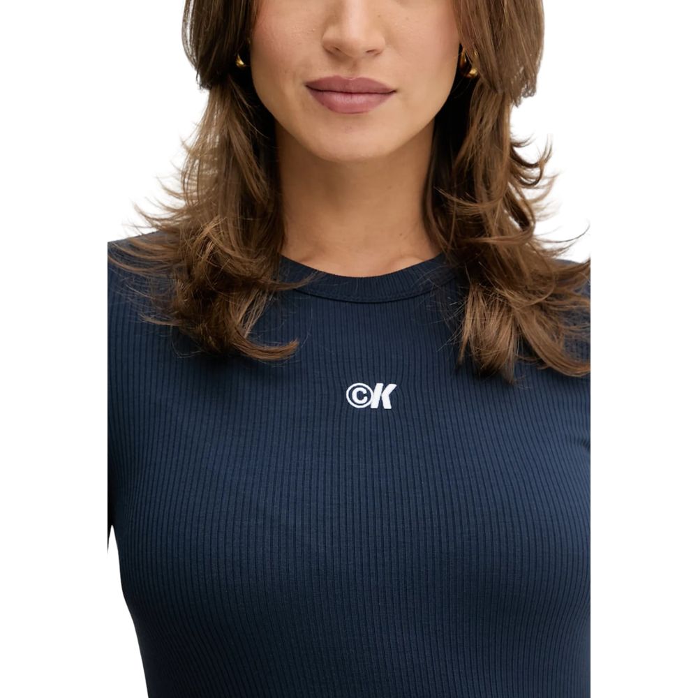 Calvin Klein Jeans Blue Modal Long Dress - Image 4