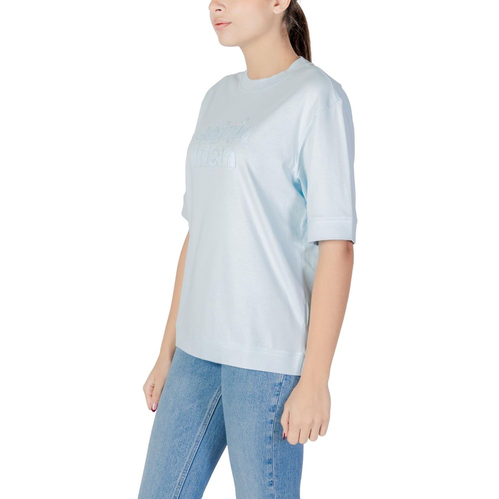 Calvin Klein Jeans Blue Cotton T-Shirt - Image 2