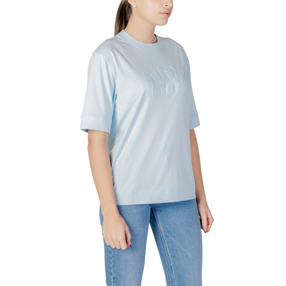 Calvin Klein Jeans Blue Cotton T-Shirt - Image 3
