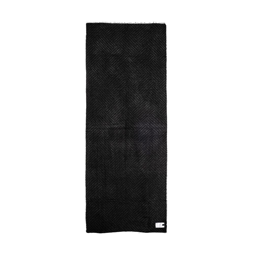 Armani Exchange Black Viscose Scarf - Image 4