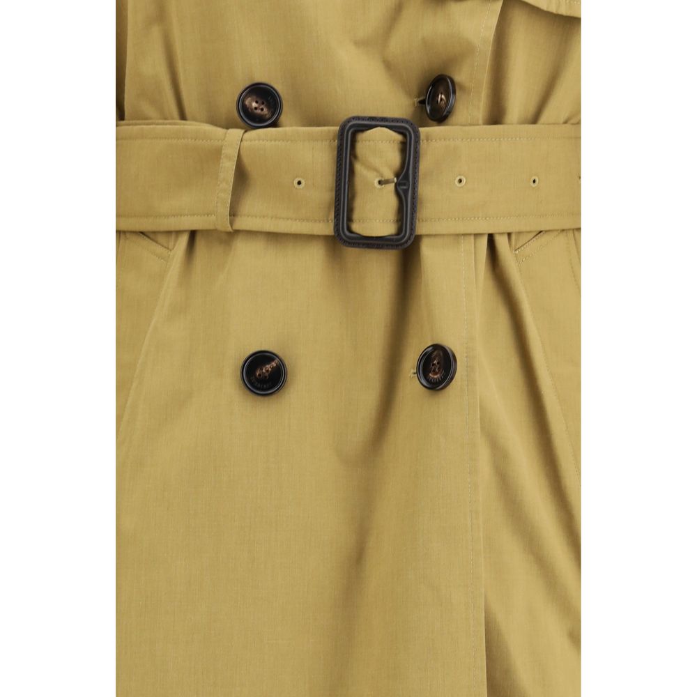 Burberry Beige Polyester Trench Coat - Image 3