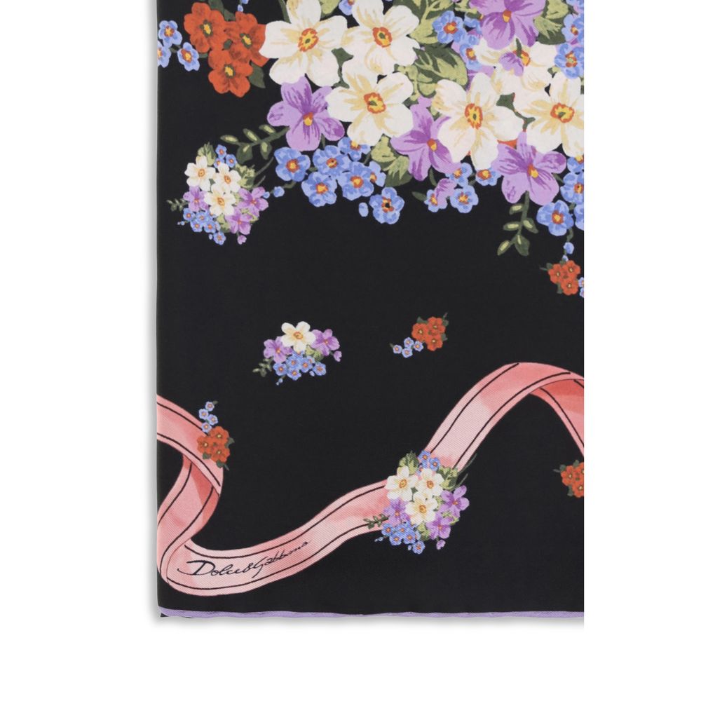 Dolce & Gabbana Multicolor Silk Scarf - Image 3