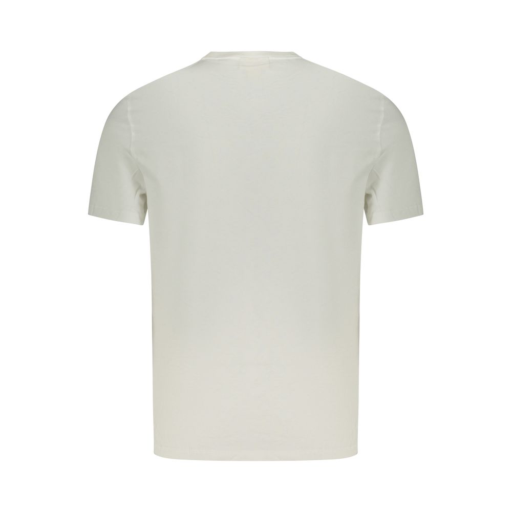Calvin Klein White Cotton Men T-Shirt - Image 2