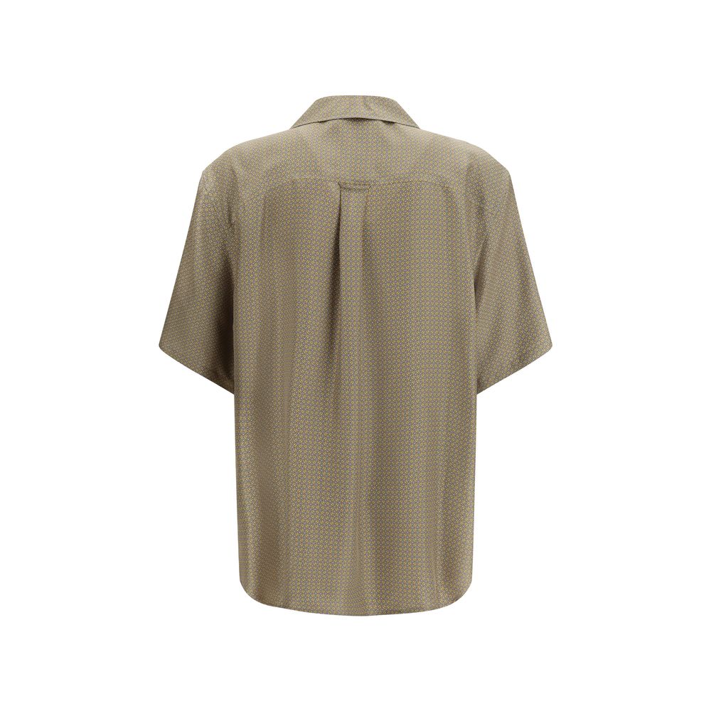 Saint Laurent Multicolor Silk Pattern Shirt - Image 2