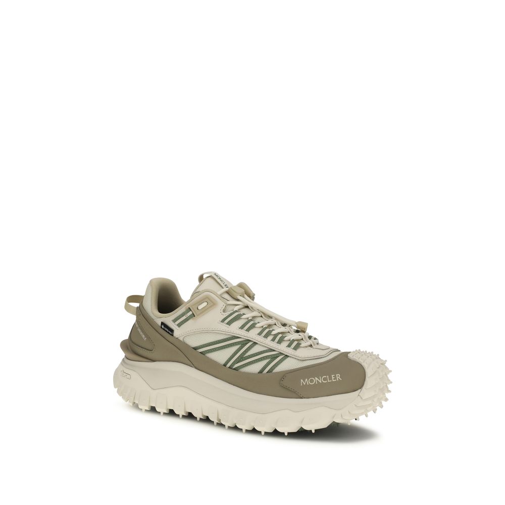 Moncler Beige Polyamide Athletic Sneakers - Image 2