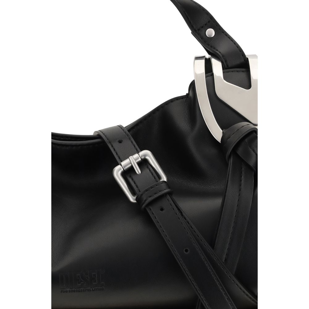 Diesel Black Calf Leather Bos Taurus Handbag - Image 4