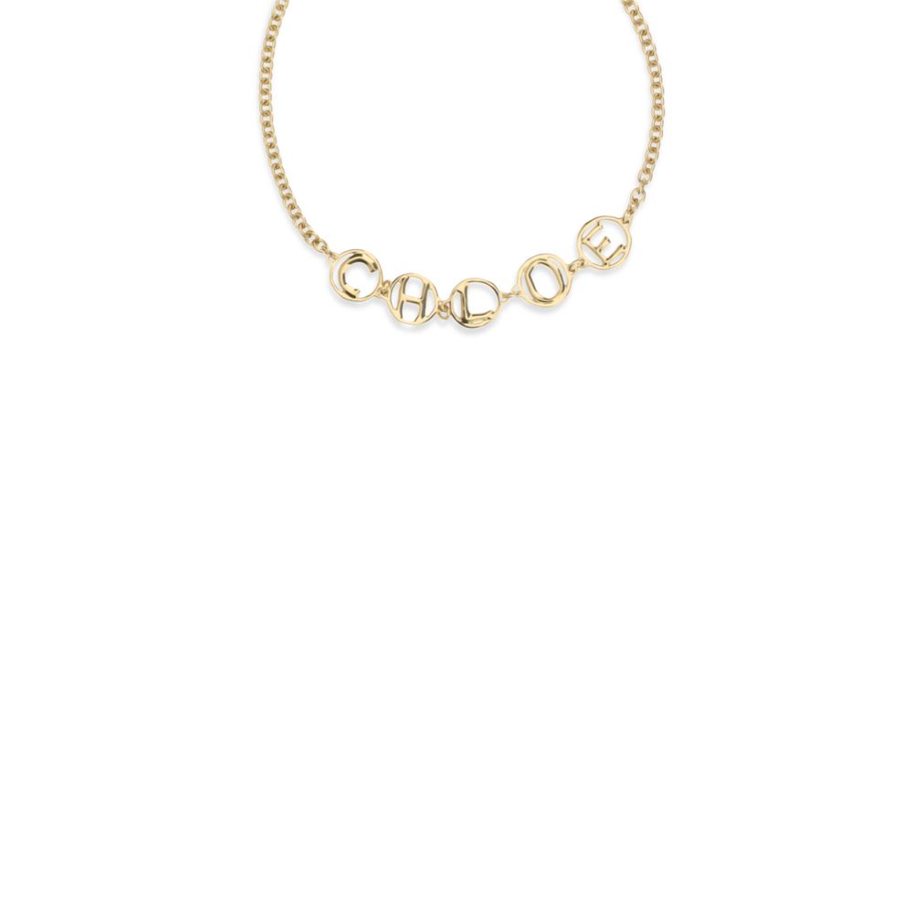 ChloƩ Gold Brass Necklace - Image 3
