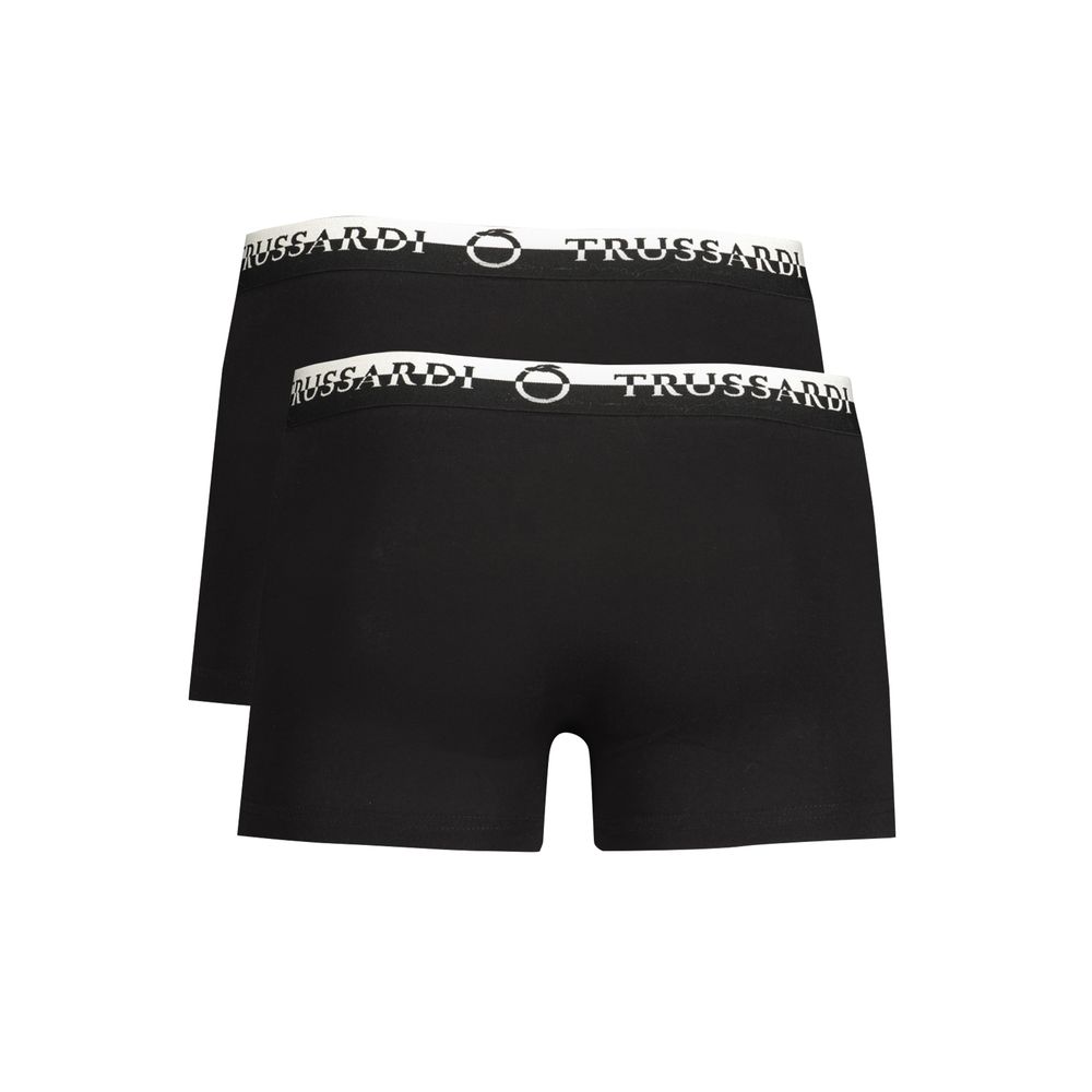 Trussardi Black Cotton Men's Boxer - Image 2