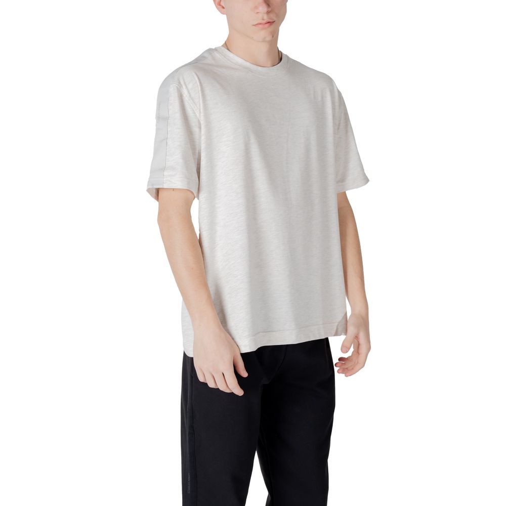 Calvin Klein Sport Gray Cotton T-Shirt - Image 3