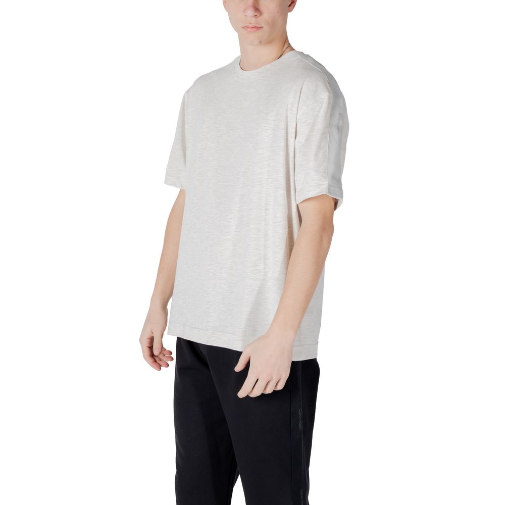 Calvin Klein Sport Gray Cotton T-Shirt - Image 4
