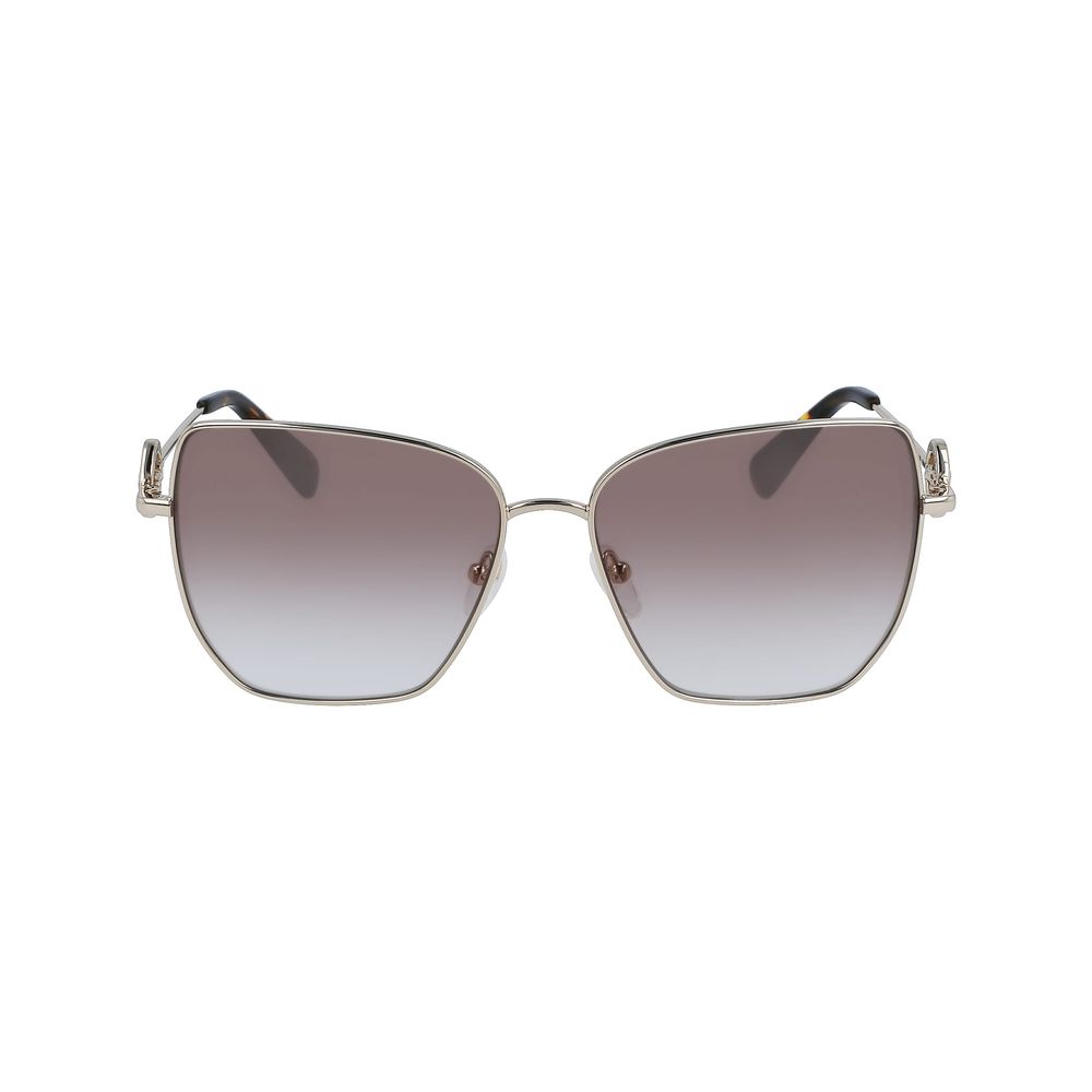 Longchamp Gold Metal Sunglasses - Image 2