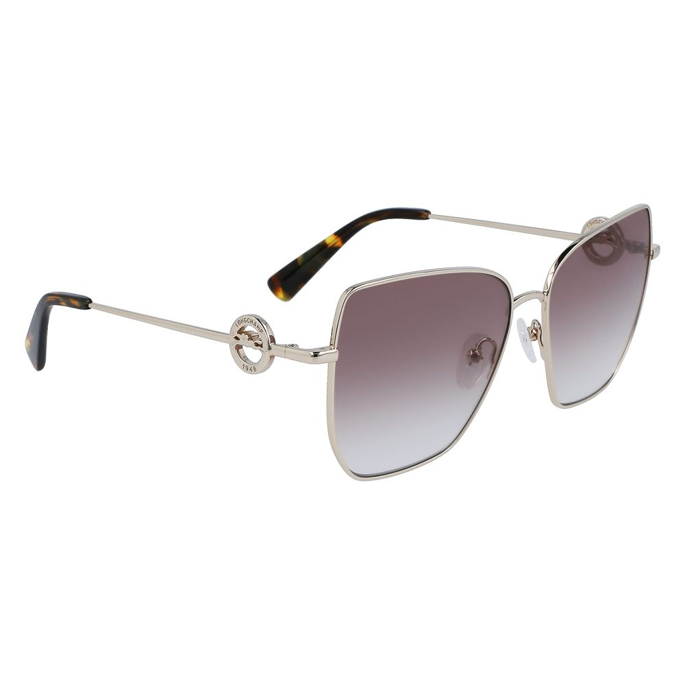 Longchamp Gold Metal Sunglasses - Image 3
