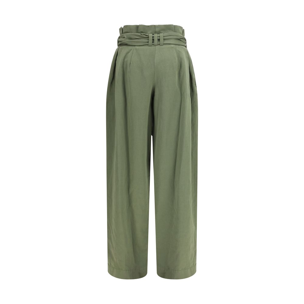 Balmain Bicolor Cotton Casual Pants - Image 2