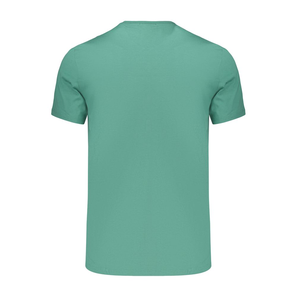 Calvin Klein Green Cotton Mens T-Shirt - Image 2