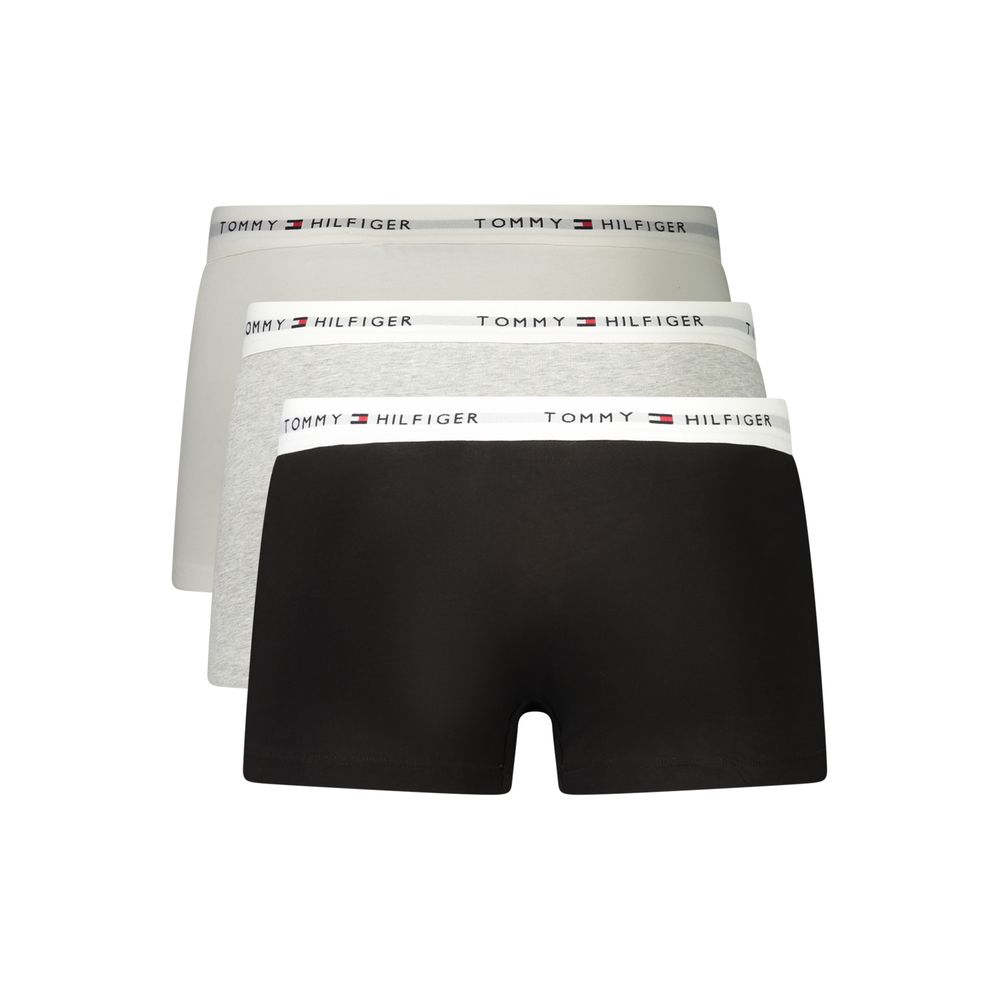 Tommy Hilfiger Grey Cotton Men's Boxer - Image 2