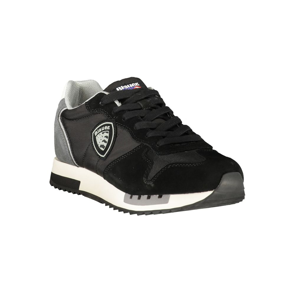 Blauer Black Polyurethane Men's Sneaker - Image 2