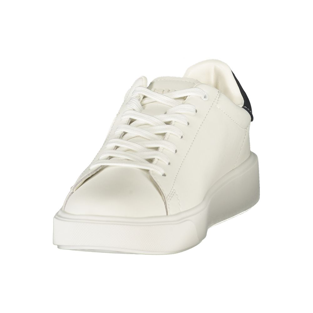 Blauer White Polyurethane Men's Sneaker - Image 3