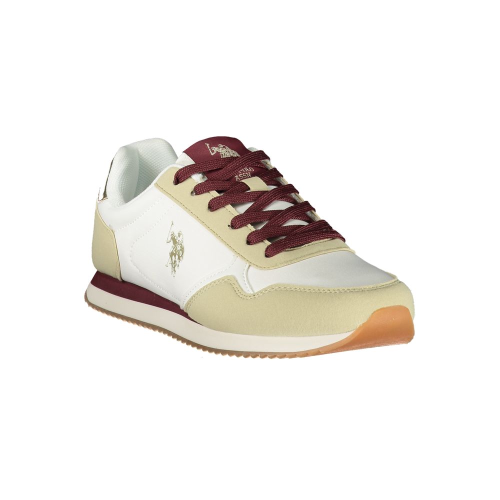U.S. POLO ASSN. White Polyurethane Women's Sneaker - Image 2