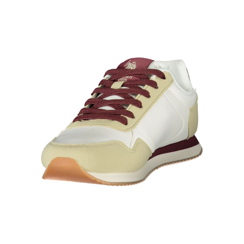 U.S. POLO ASSN. White Polyurethane Women's Sneaker - Image 3